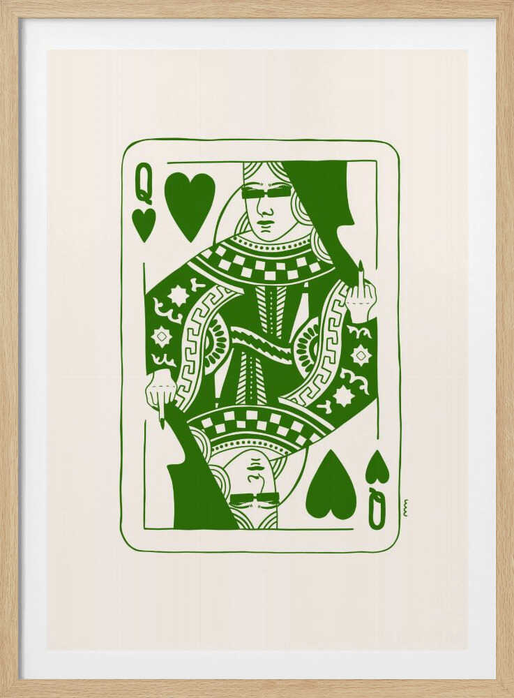 QUEEN OF BROKEN HEARTS - Poster / Art Print