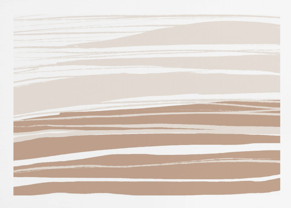 Serene Clay Bands - Poster / Art Print