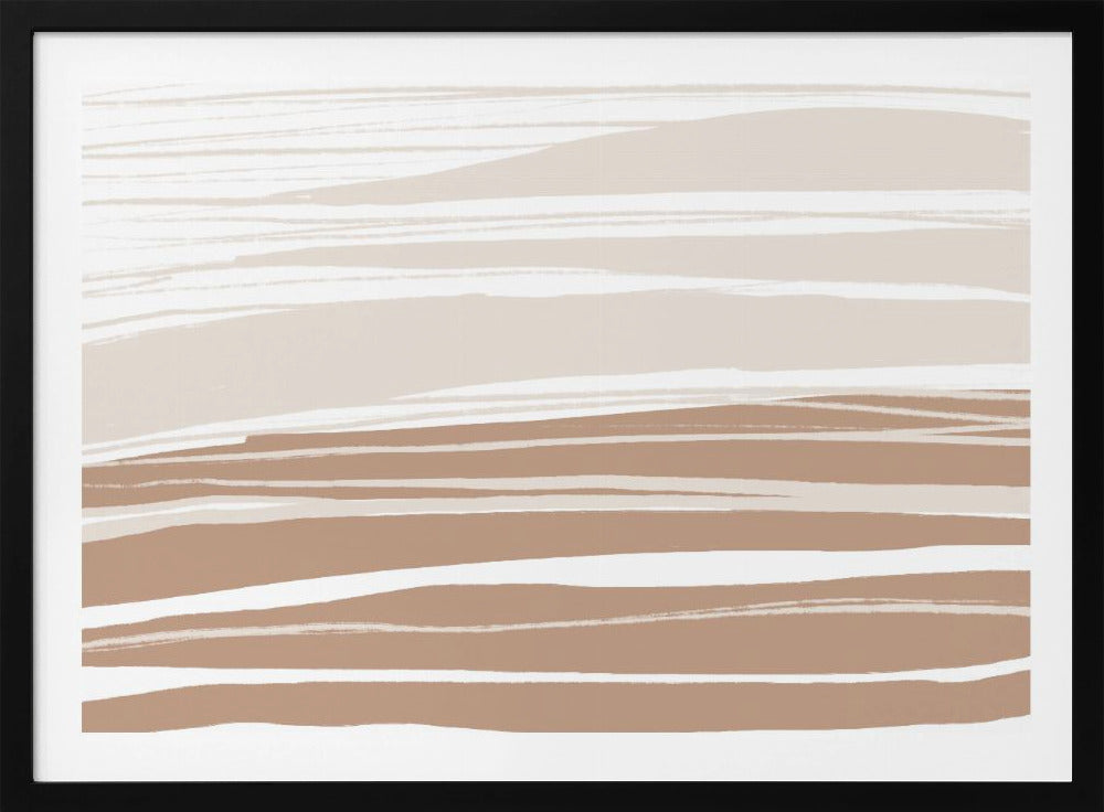 Serene Clay Bands - Poster / Art Print