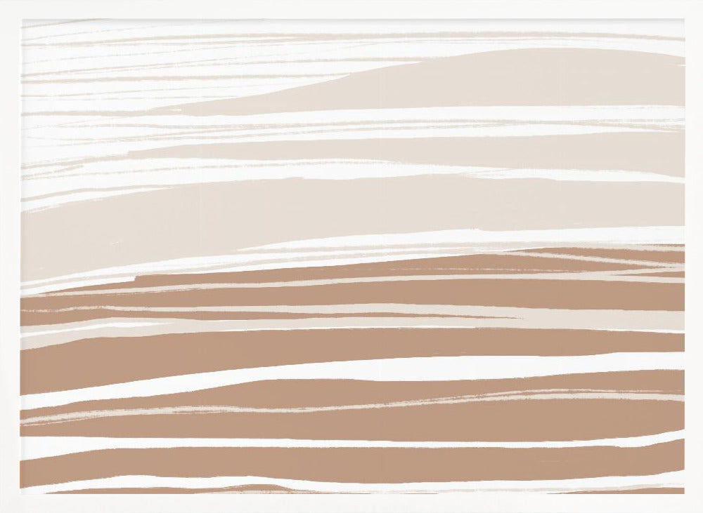 Serene Clay Bands - Poster / Art Print