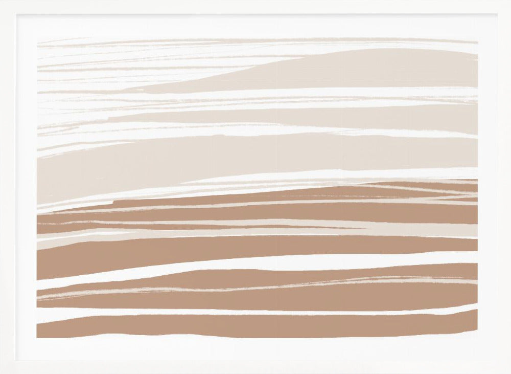 Serene Clay Bands - Poster / Art Print