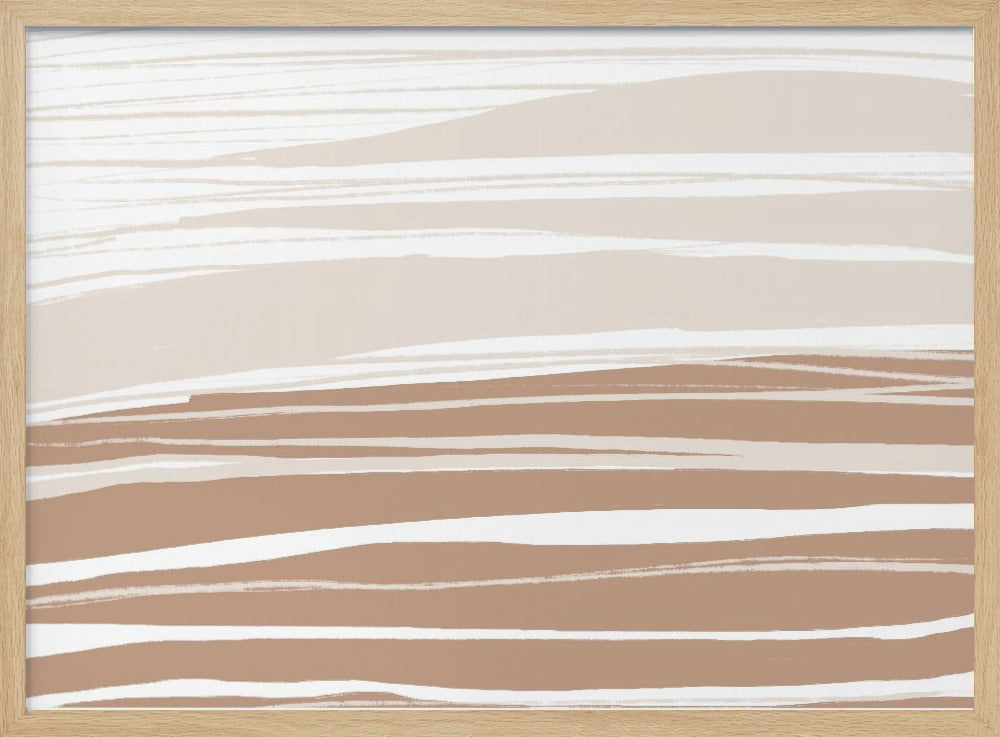 Serene Clay Bands - Poster / Art Print