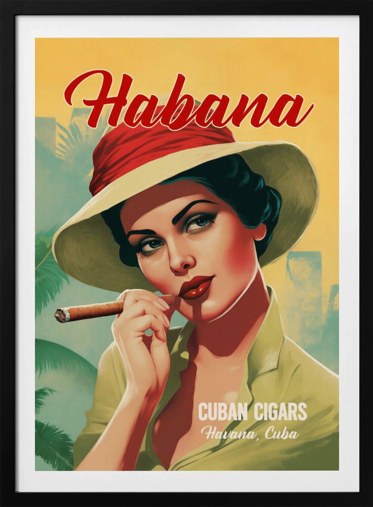 Habana - Cuban Cigars - Poster / Art Print