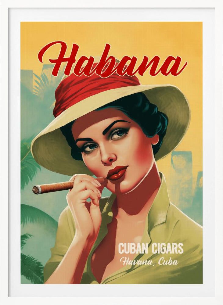 Habana - Cuban Cigars - Poster / Art Print