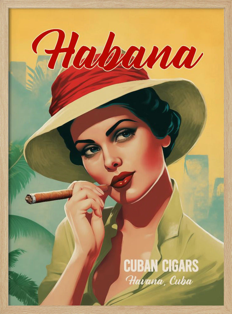 Habana - Cuban Cigars - Poster / Art Print