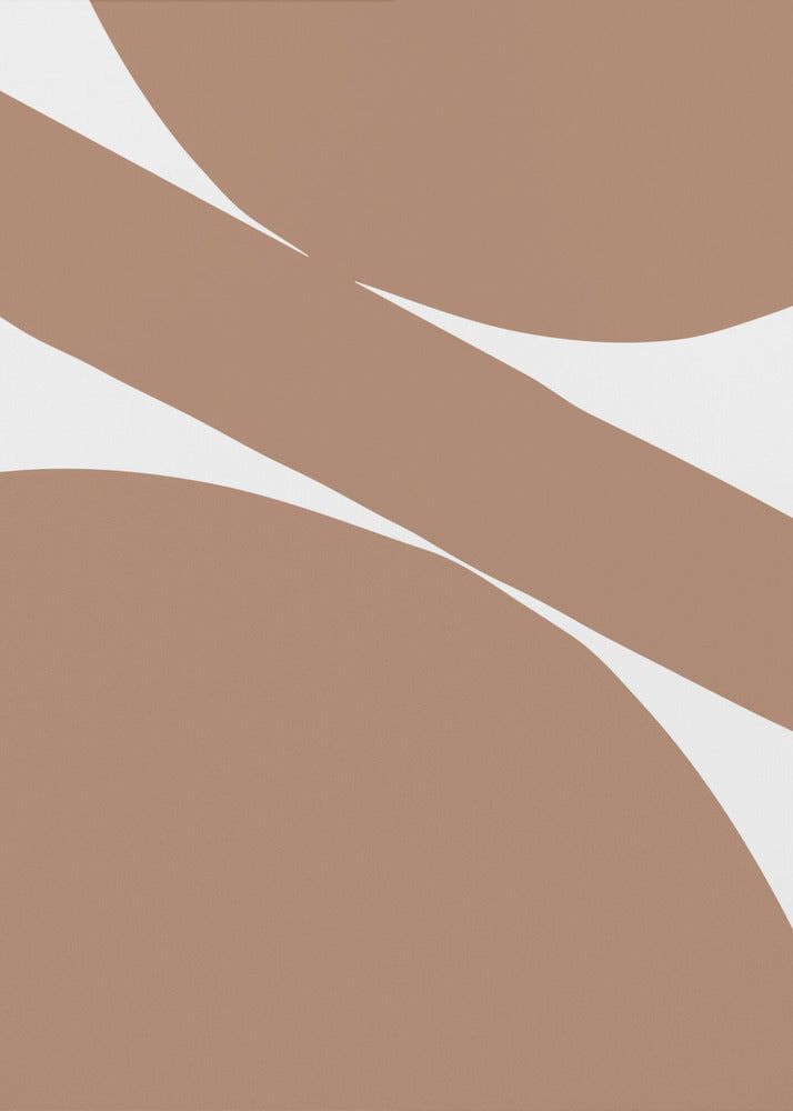 Abstract Mocha - Poster / Art Print