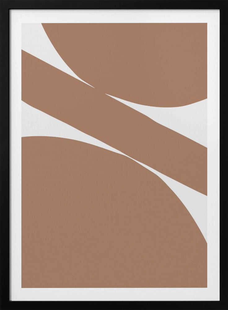 Abstract Mocha - Poster / Art Print