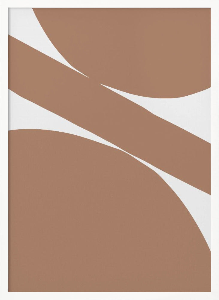 Abstract Mocha - Poster / Art Print