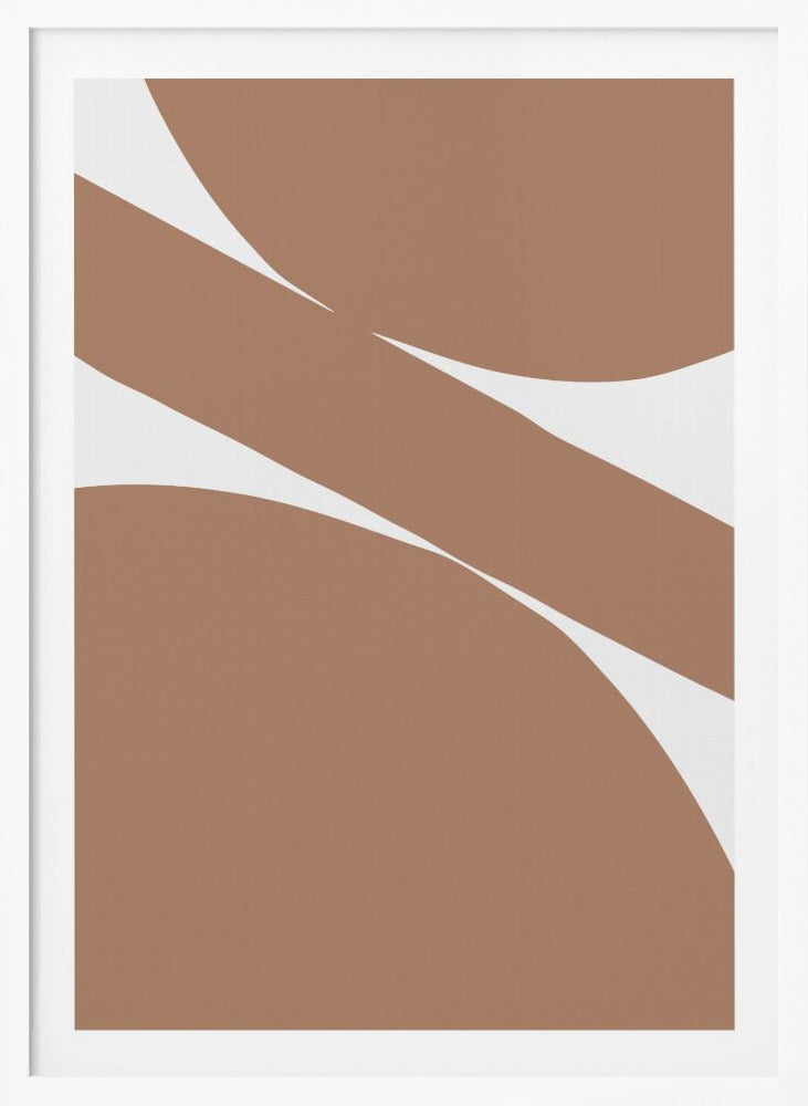 Abstract Mocha - Poster / Art Print