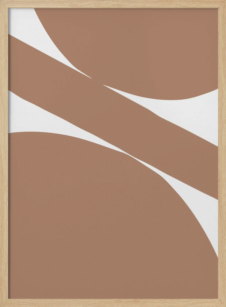 Abstract Mocha - Poster / Art Print