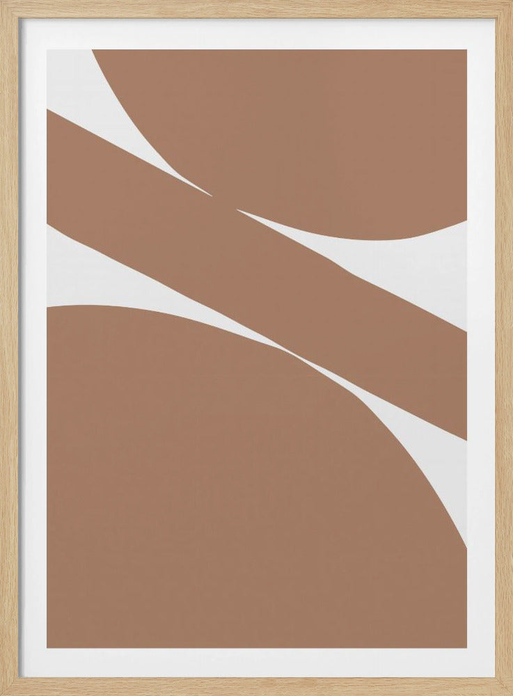 Abstract Mocha - Poster / Art Print