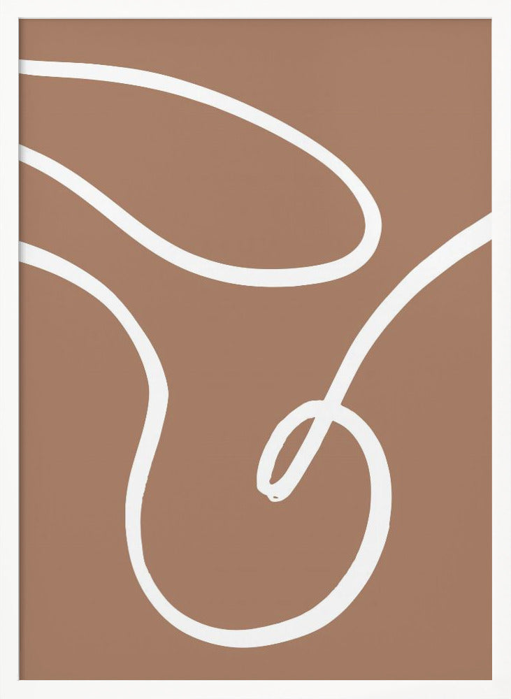 Lines Mocha 2 - Poster / Art Print