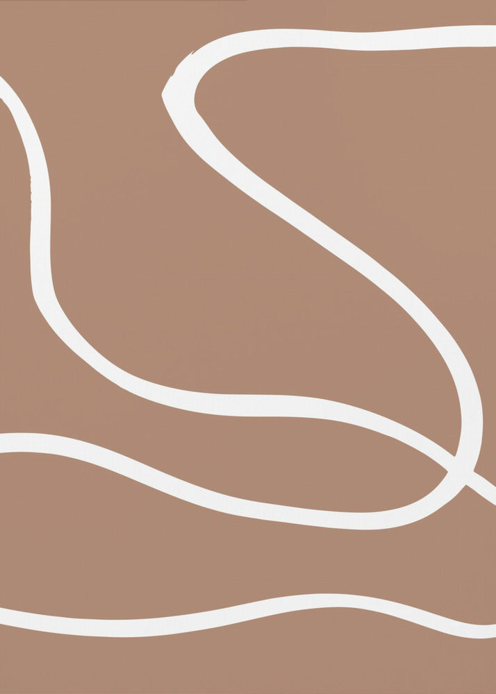 Abstract Mocha - Poster / Art Print