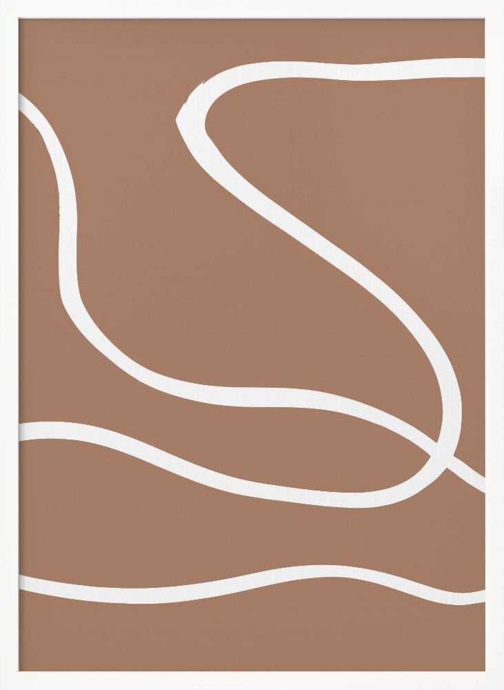 Abstract Mocha - Poster / Art Print