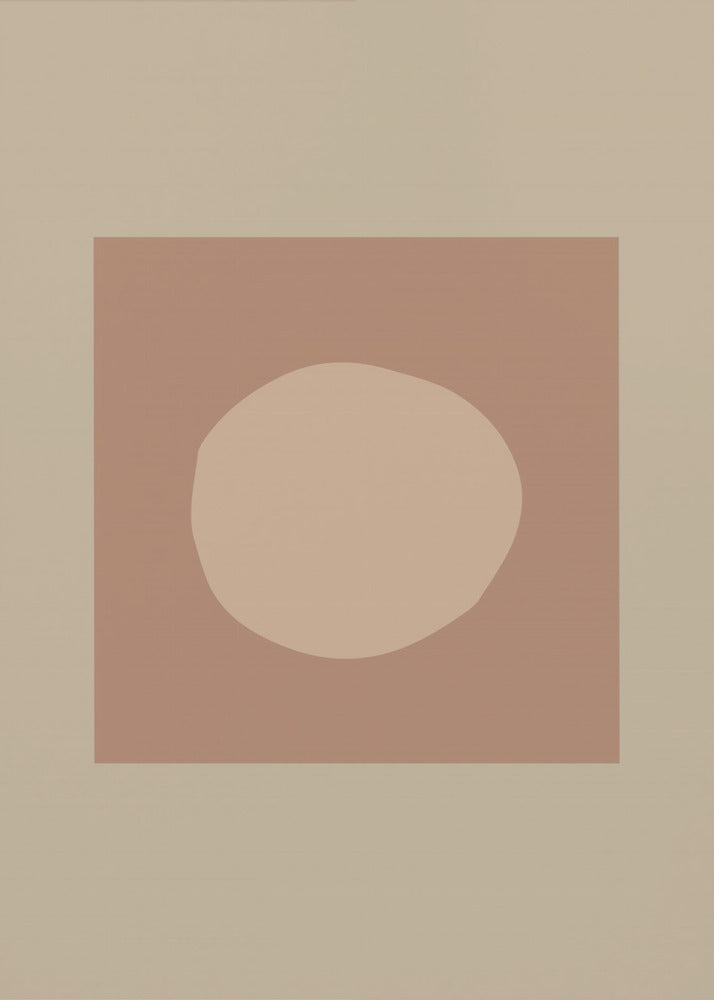 Circle Mocha - Poster / Art Print