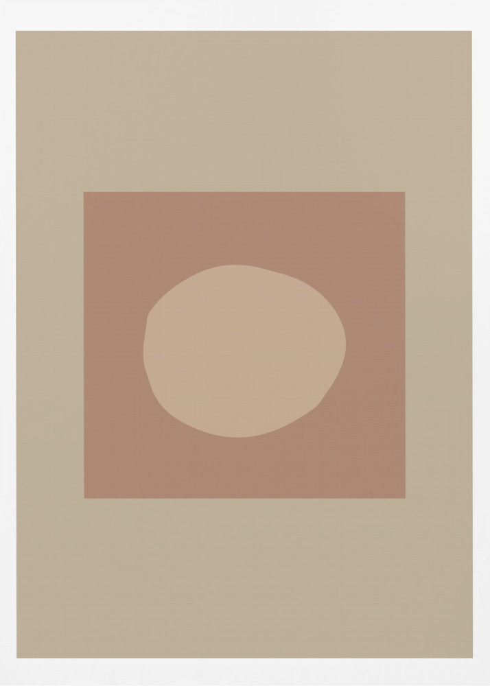 Circle Mocha - Poster / Art Print