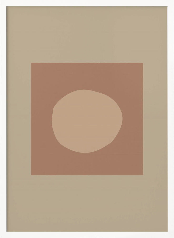 Circle Mocha - Poster / Art Print