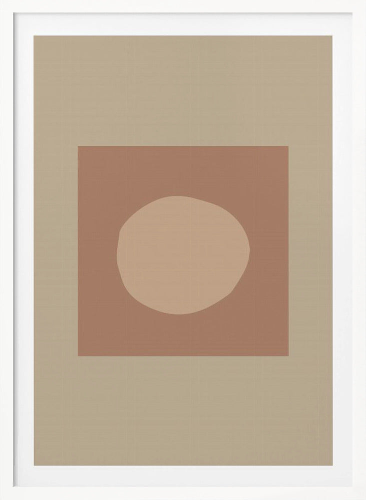 Circle Mocha - Poster / Art Print