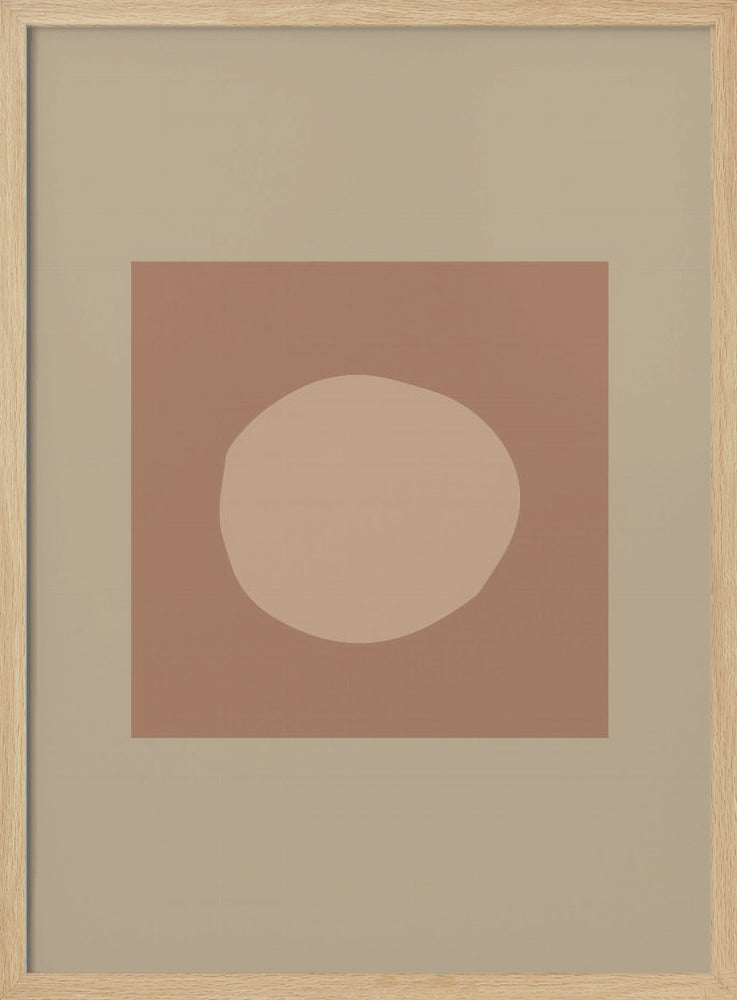 Circle Mocha - Poster / Art Print