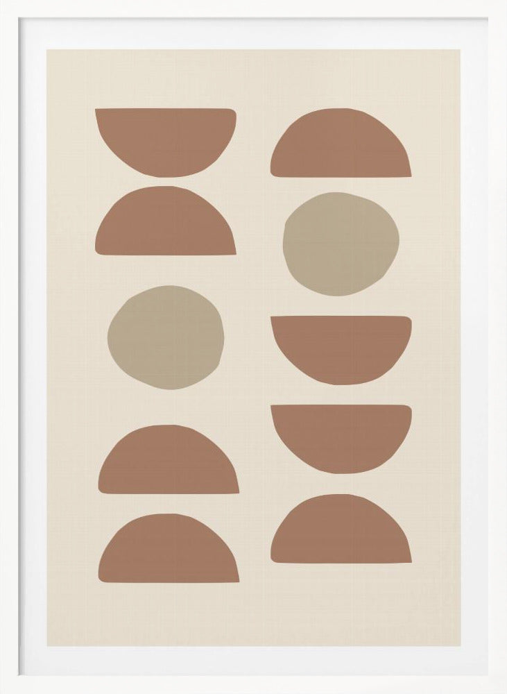 Shapes Mocha - Poster / Art Print