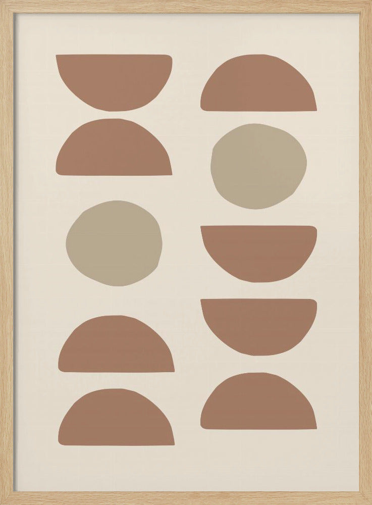 Shapes Mocha - Poster / Art Print