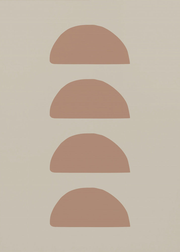 Geometric Mocha - Poster / Art Print