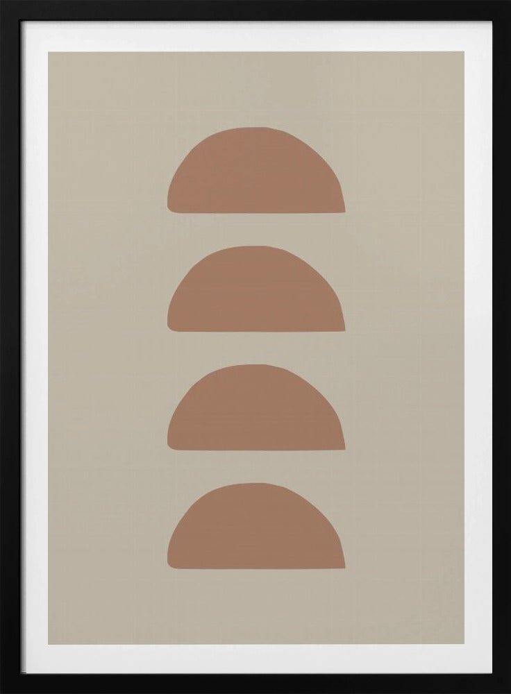 Geometric Mocha - Poster / Art Print