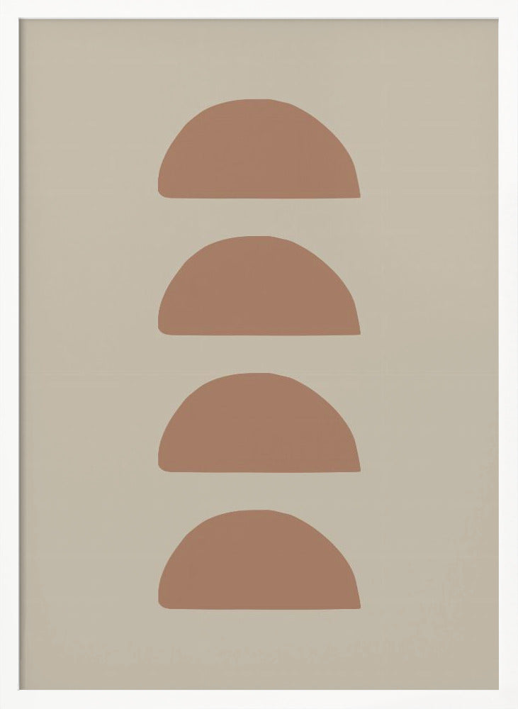 Geometric Mocha - Poster / Art Print