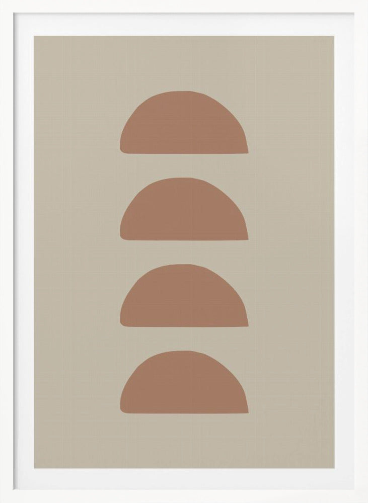 Geometric Mocha - Poster / Art Print