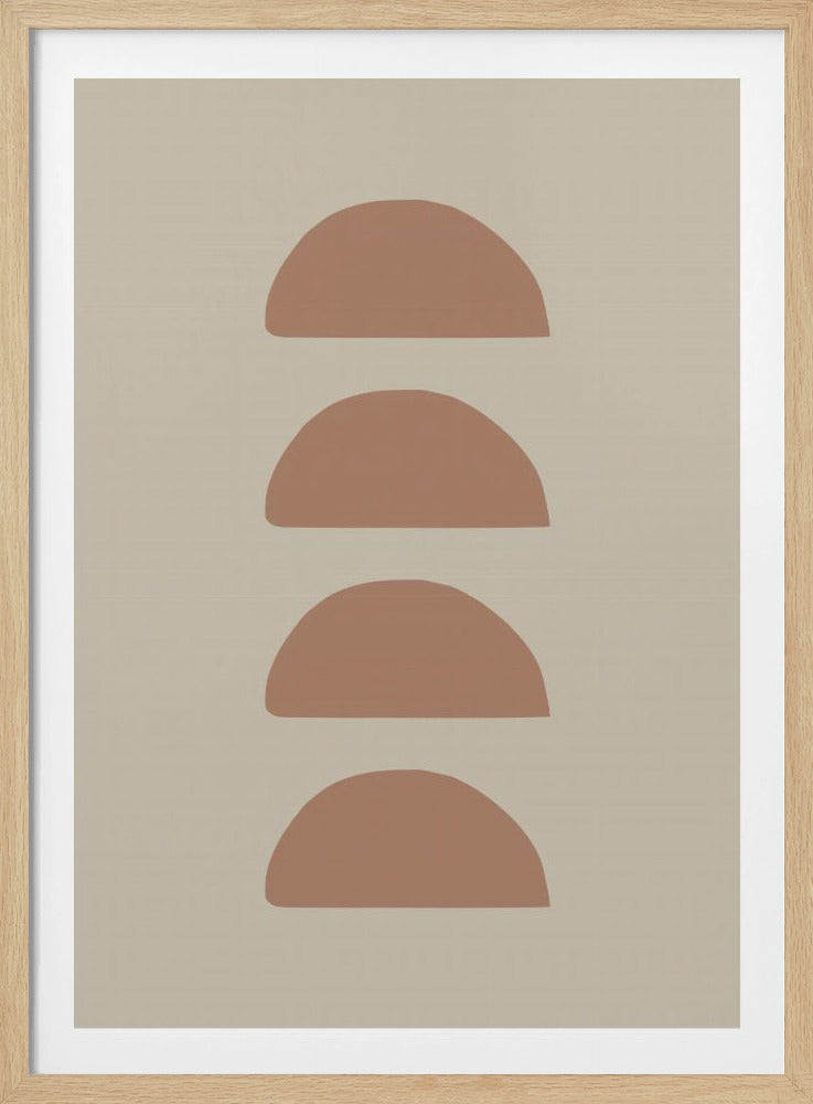 Geometric Mocha - Poster / Art Print