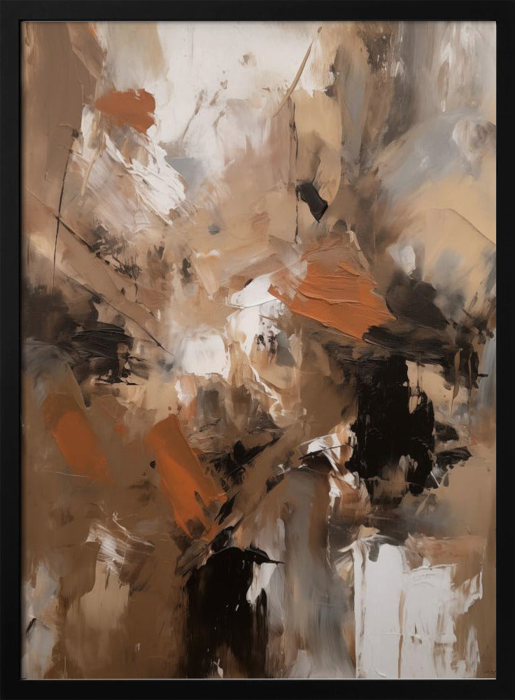 Abstract Mocha No 2 - Poster / Art Print
