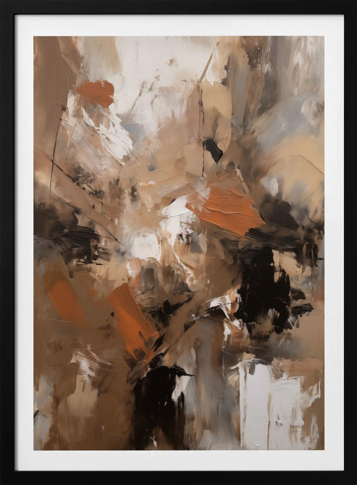 Abstract Mocha No 2 - Poster / Art Print