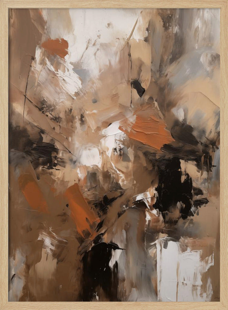 Abstract Mocha No 2 - Poster / Art Print