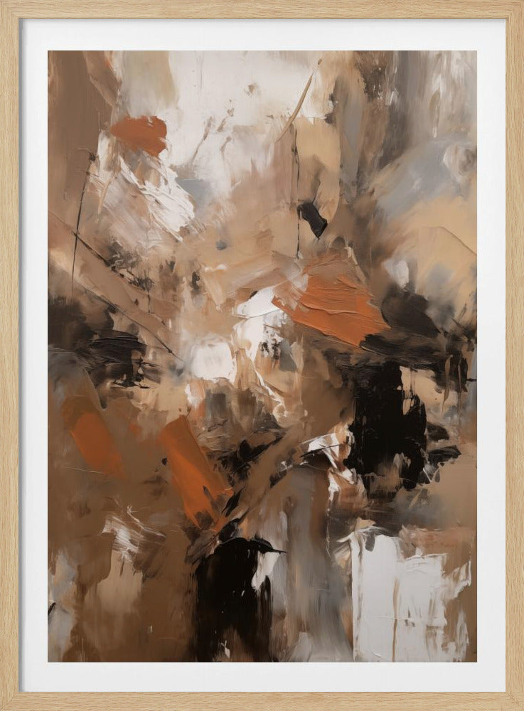 Abstract Mocha No 2 - Poster / Art Print