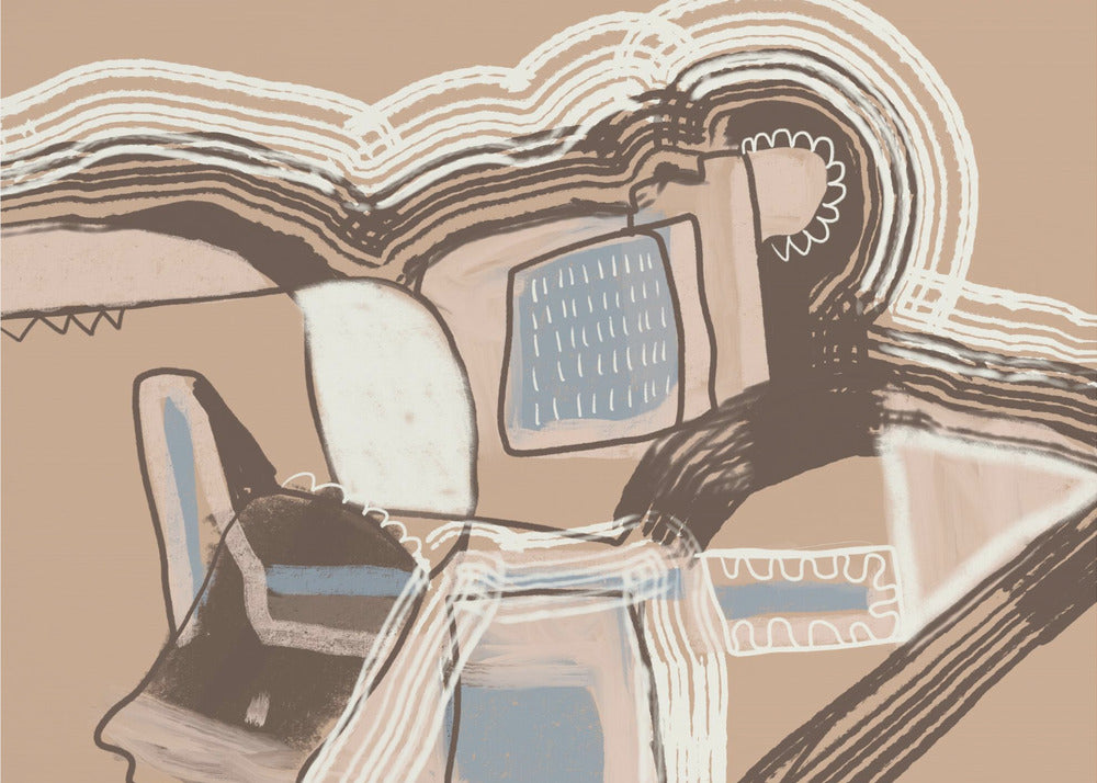 Road to Life Abstract - Poster / Art Print