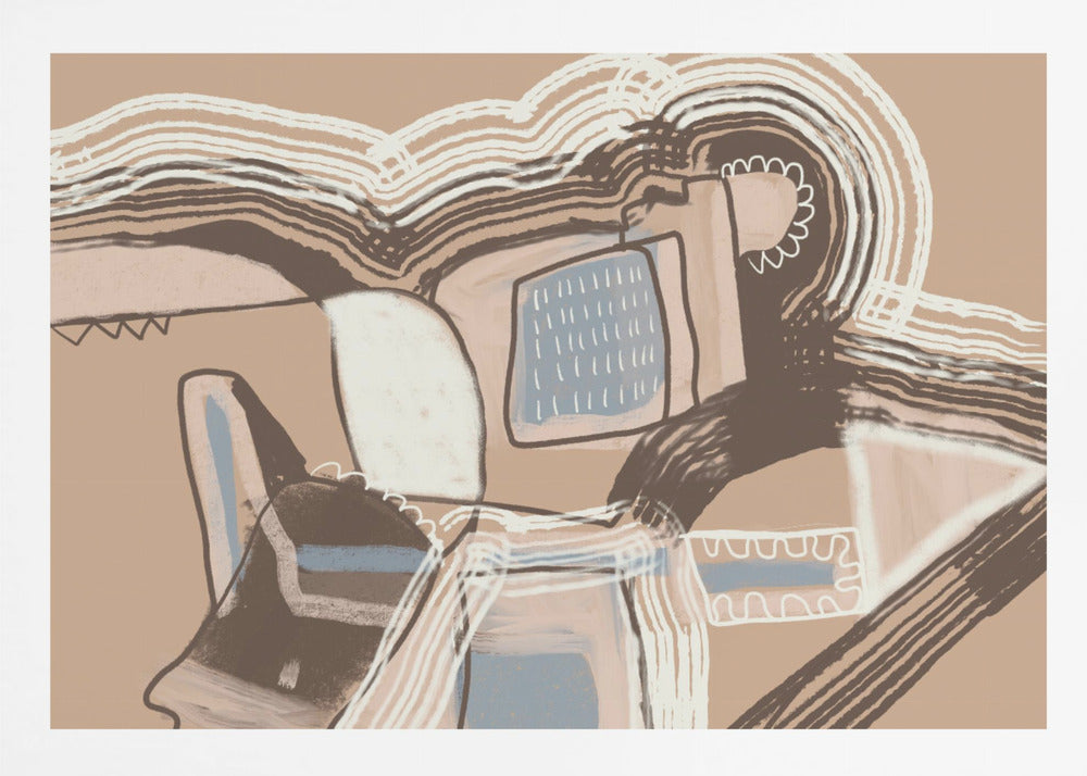 Road to Life Abstract - Poster / Art Print