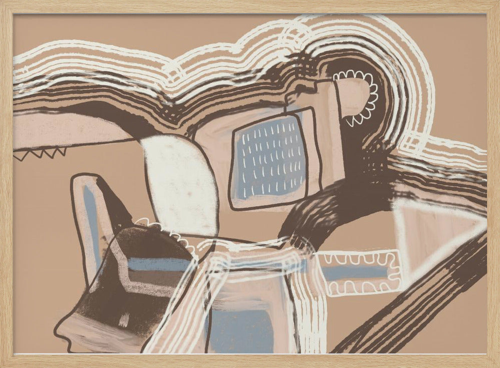 Road to Life Abstract - Poster / Art Print