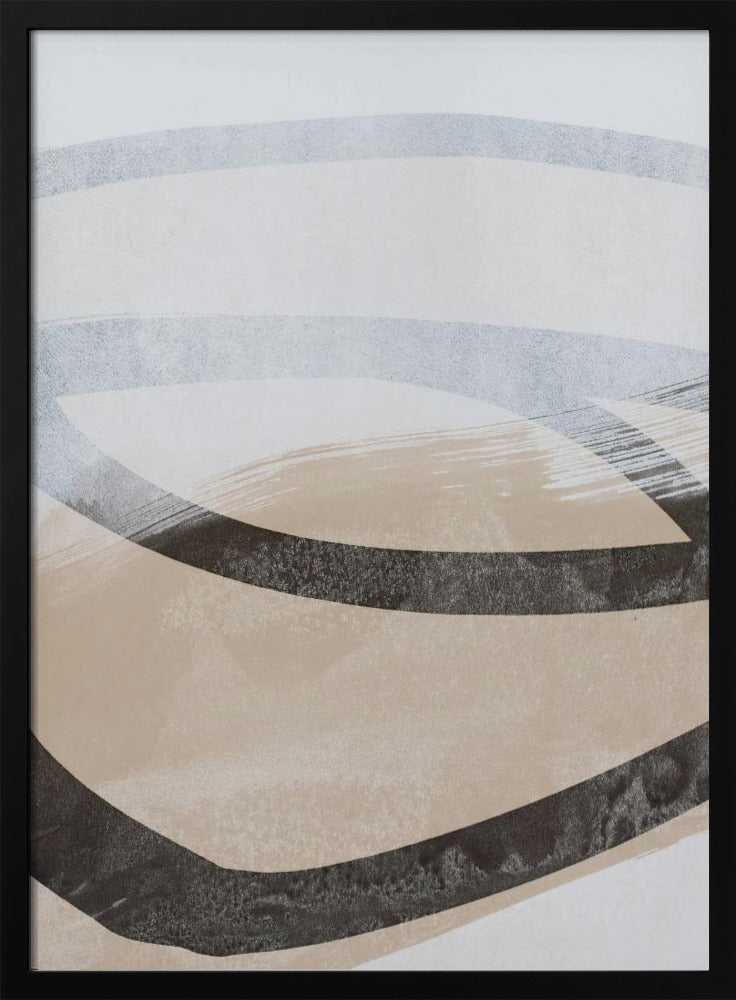 Abstract Brushstrokes and Lines 1 - Poster / Art Print