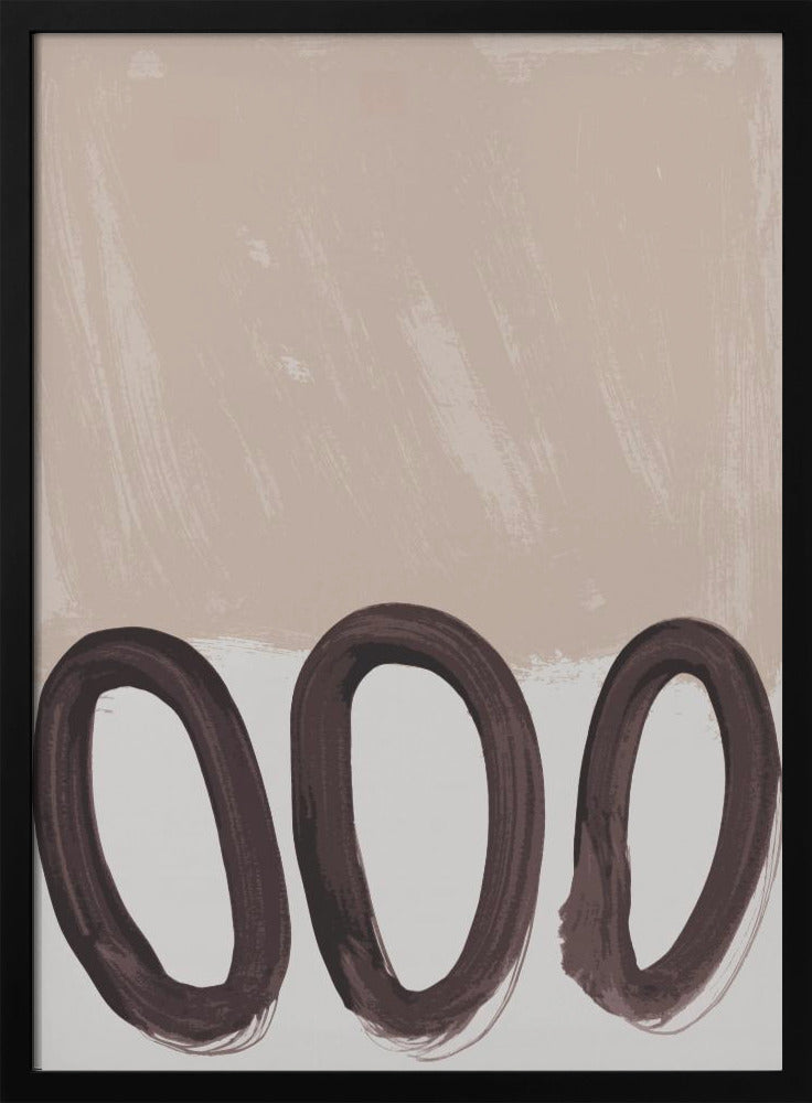 Loops mocha mousse - Poster / Art Print