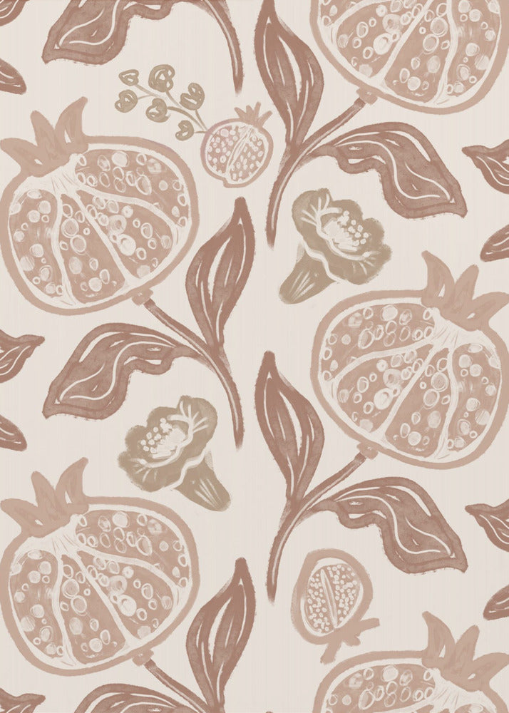 Pomegranates Pattern - Poster / Art Print