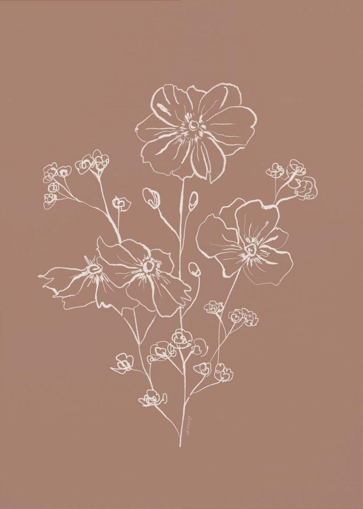 Wild Roses Bouquet - Poster / Art Print