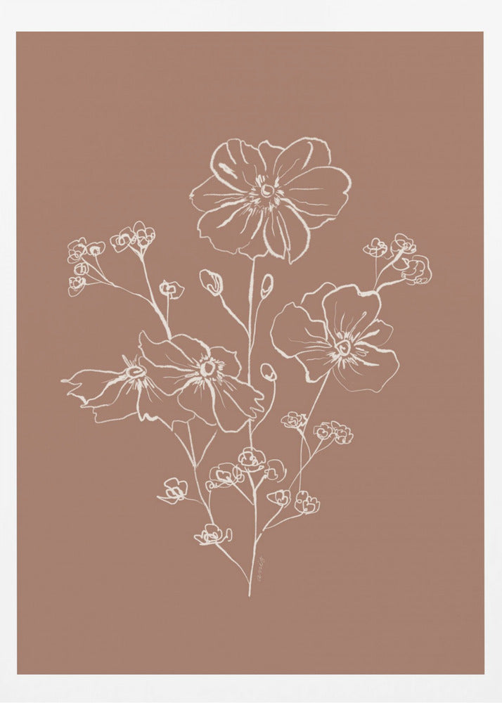 Wild Roses Bouquet - Poster / Art Print