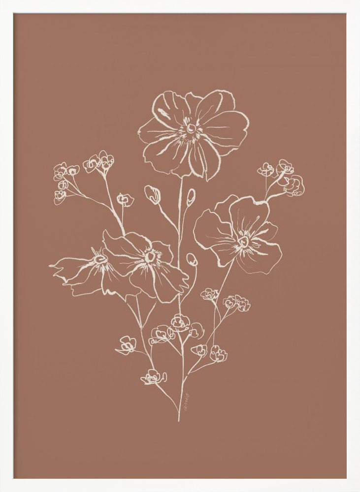 Wild Roses Bouquet - Poster / Art Print