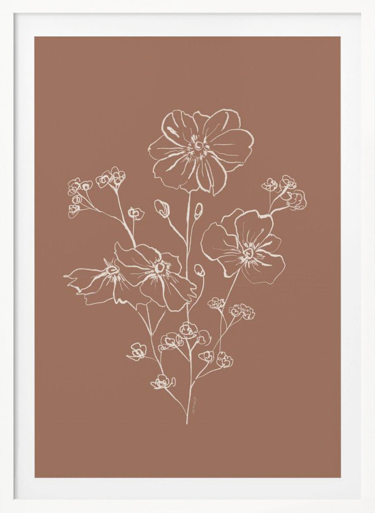 Wild Roses Bouquet - Poster / Art Print