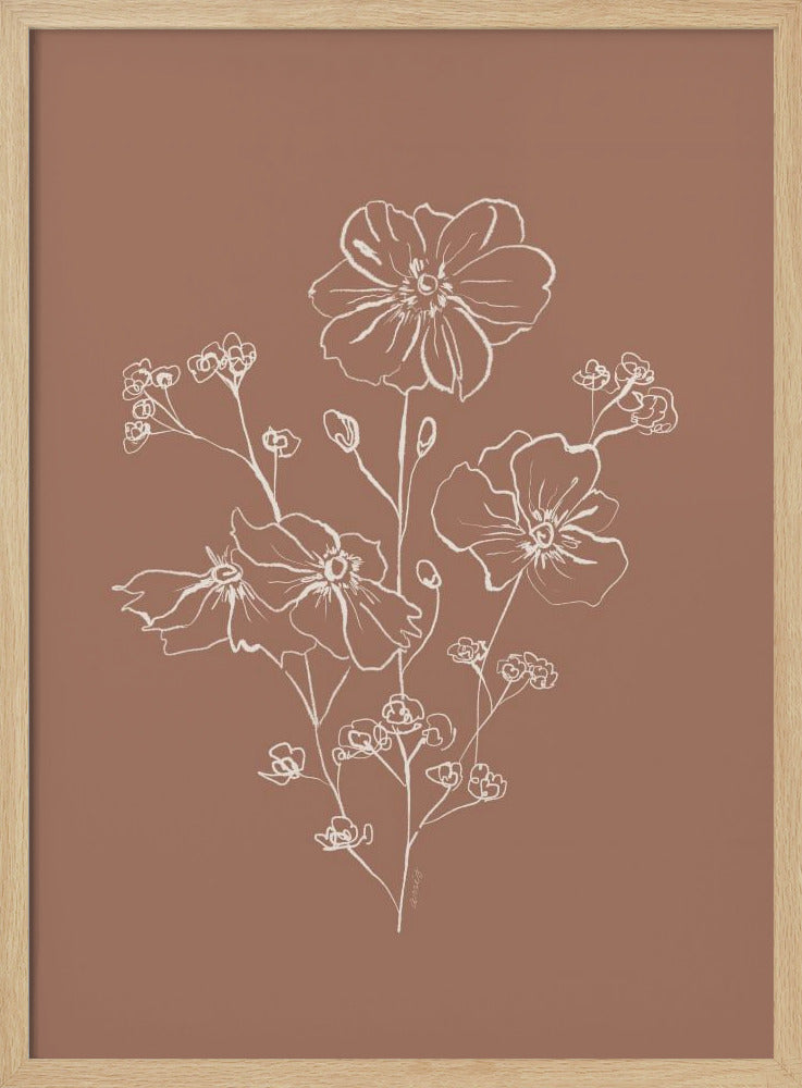 Wild Roses Bouquet - Poster / Art Print