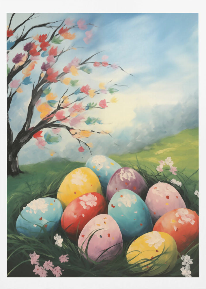 Happy Easter No 1 - Poster / Art Print