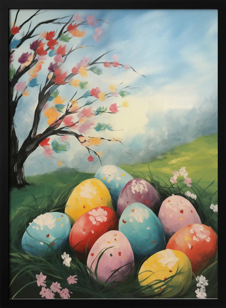 Happy Easter No 1 - Poster / Art Print
