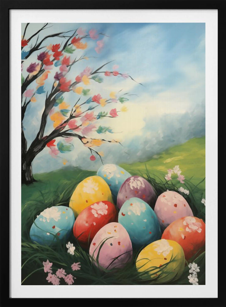 Happy Easter No 1 - Poster / Art Print
