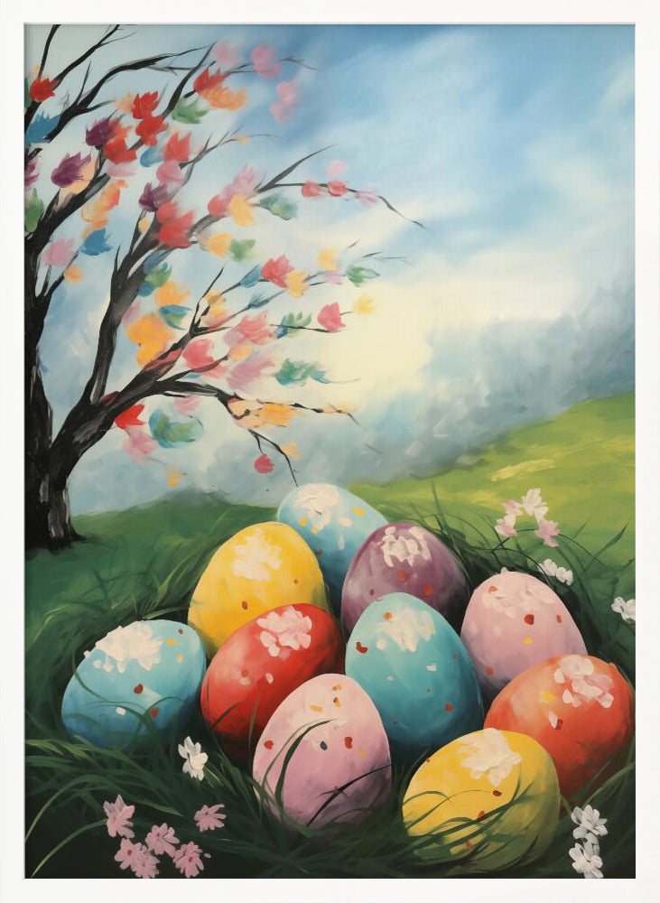 Happy Easter No 1 - Poster / Art Print