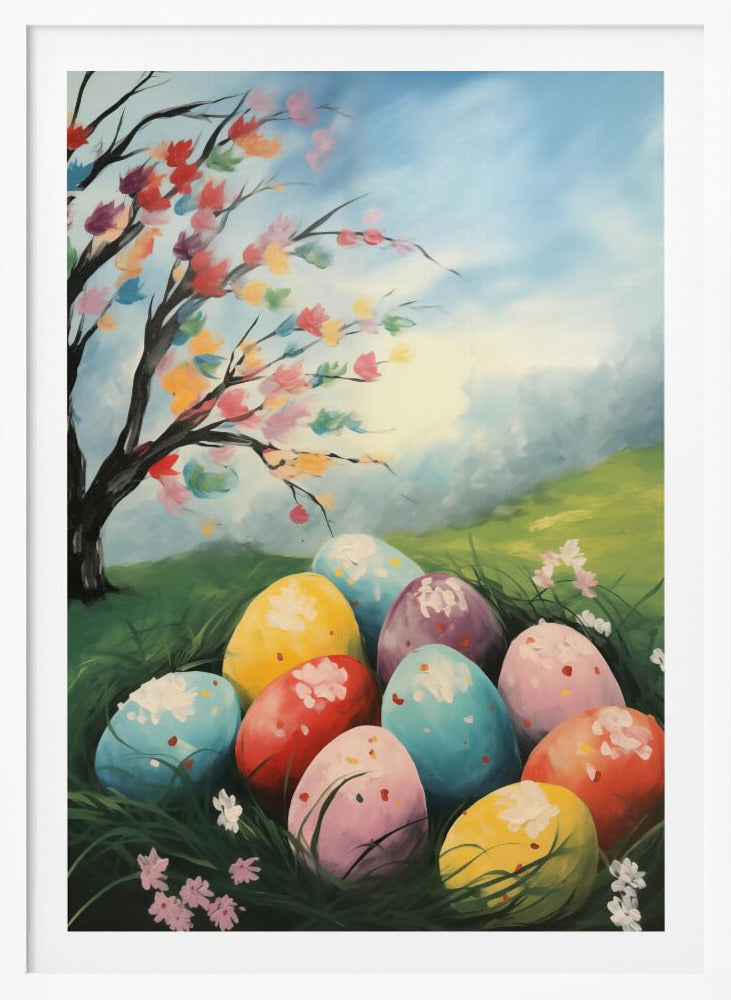 Happy Easter No 1 - Poster / Art Print
